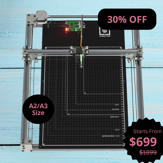 iDraw H SE A3/A2 CoreXY アーティスト向け描画ロボット – 堅牢な iDraw H ハードウェアと柔軟な Axidraw ソフトウェアを組み合わせます
