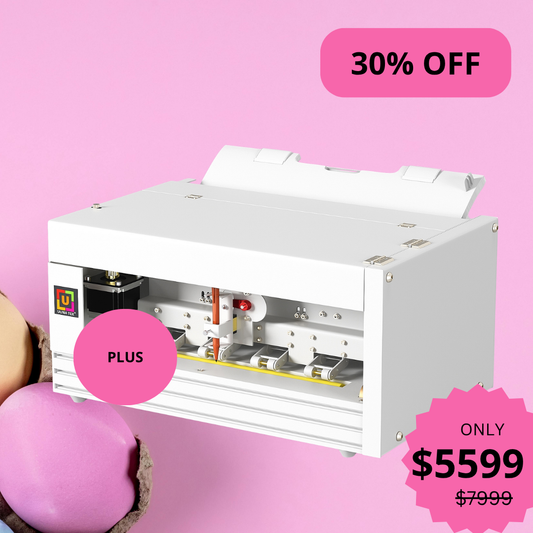 UUNA TEK® iAuto Plus - フィーダー付き手書き機/自動署名機/手紙用手書き機/自動筆記機、一度に最大210通の手紙と80枚の封筒を書ける