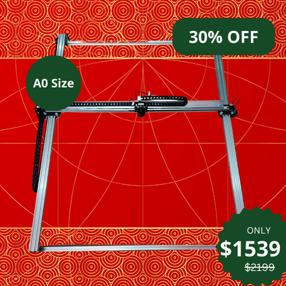 iDraw H A0大判プロッター 描画ロボット ペンプロッター 描画機 ライティングマシン 署名機| UUNA TEK