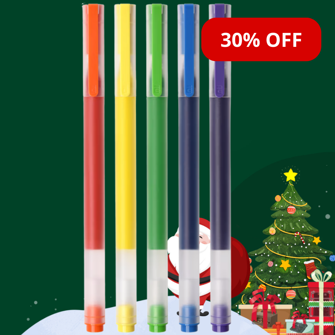 5色速乾万年筆セット