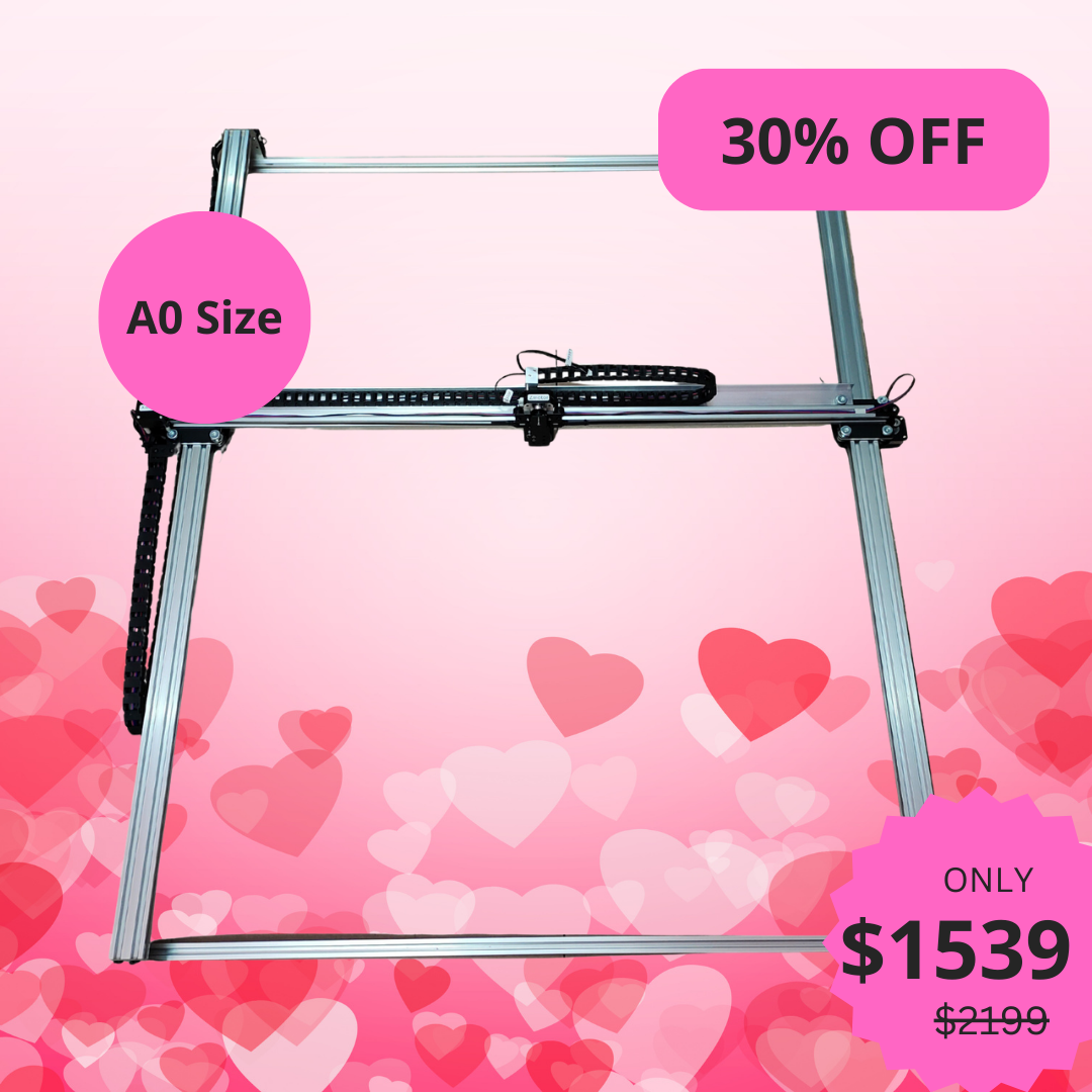 iDraw H A0大判プロッター 描画ロボット ペンプロッター 描画機 ライティングマシン 署名機| UUNA TEK