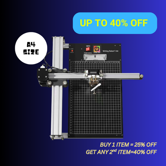 UUNA TEK® iDraw 2.0 - A4サイズドローイングロボットドローイングマシン、初心者向けペンプロッター