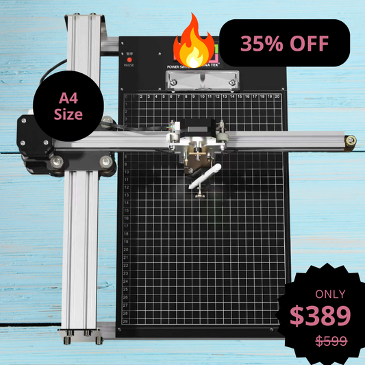 UUNA TEK® iDraw 2.0 - A4サイズの描画ロボット描画マシン、最高のエントリーレベルのペンプロッター