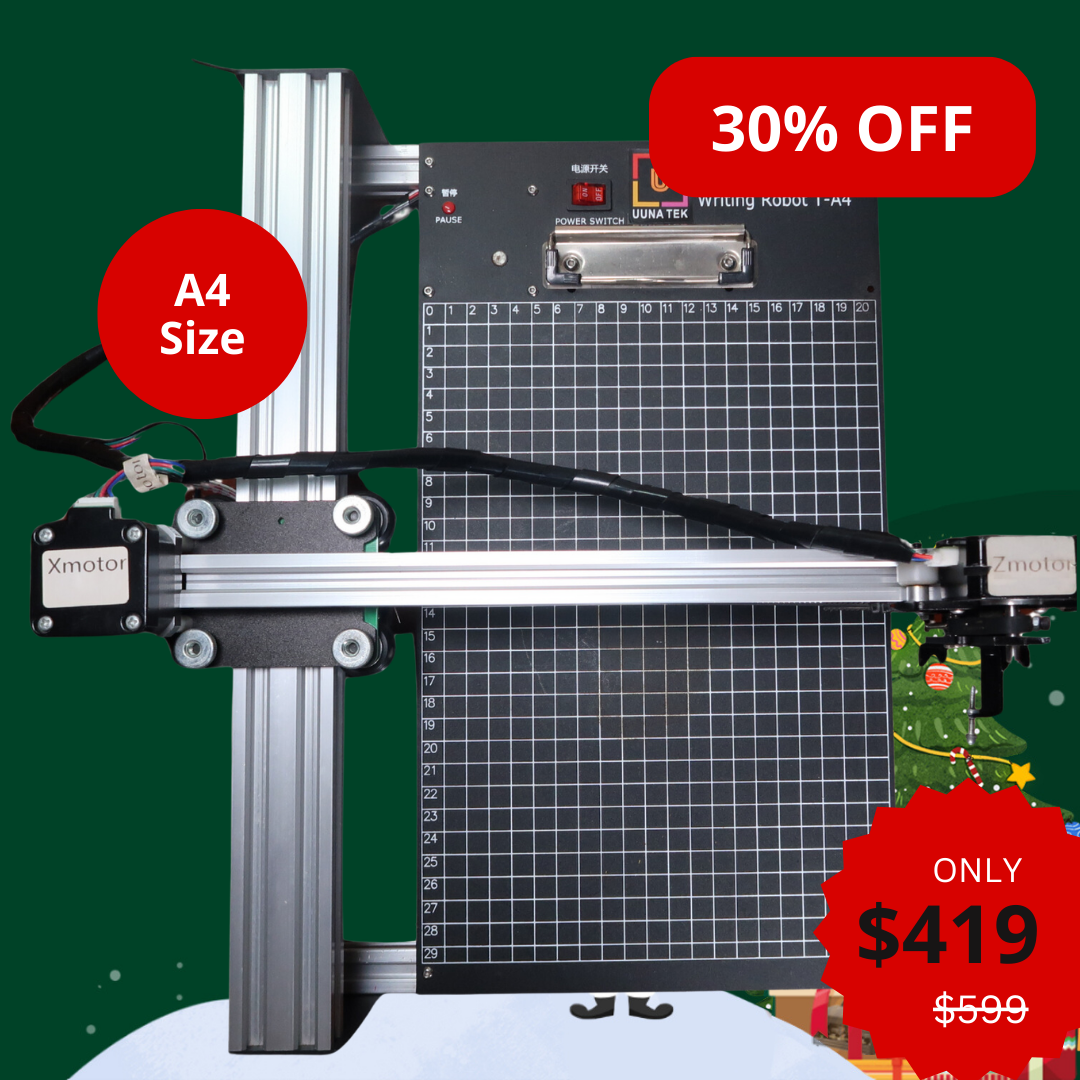 UUNA TEK® iDraw 2.0 - A4サイズの描画ロボット描画マシン、最高のエントリーレベルのペンプロッター