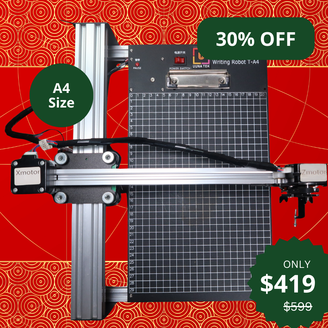 UUNA TEK® iDraw 2.0 - A4サイズの描画ロボット描画マシン、最高のエントリーレベルのペンプロッター
