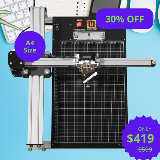 UUNA TEK® iDraw 2.0 - A4サイズの描画ロボット描画マシン、最高のエントリーレベルのペンプロッター