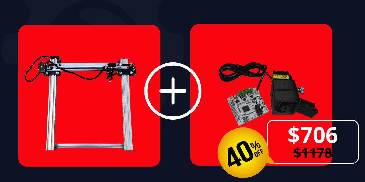 iDraw H A3+2.5W Laser Head Bundle
