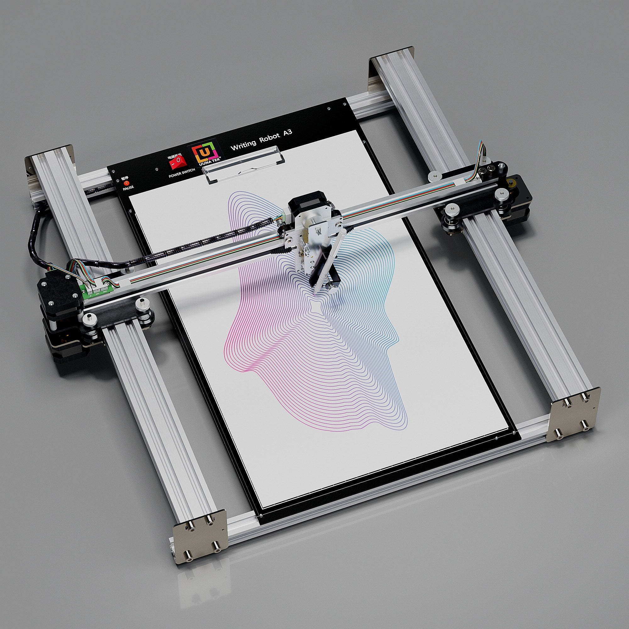iDraw H A3 ペンプロッター 描画ロボット ペンプロッター 描画機 ライティングマシン 署名機 | UUNA TEK