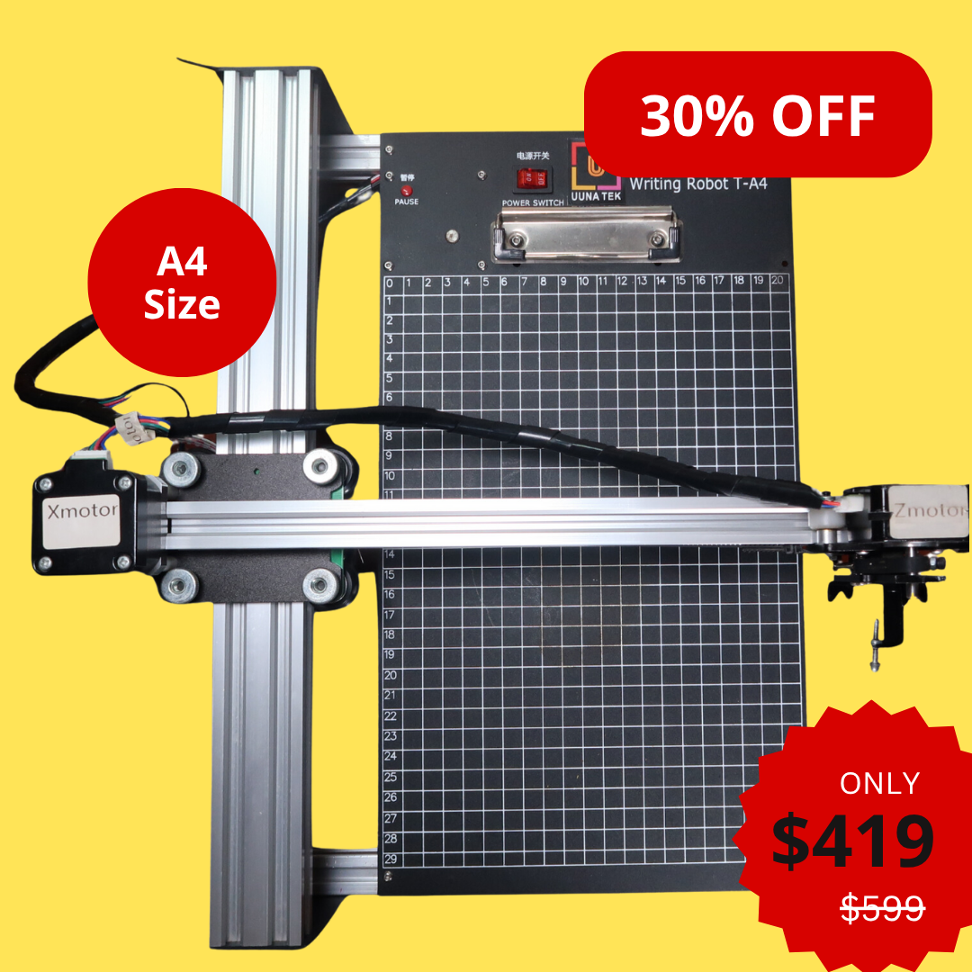 UUNA TEK® iDraw 2.0 - A4サイズの描画ロボット描画マシン、最高のエントリーレベルのペンプロッター