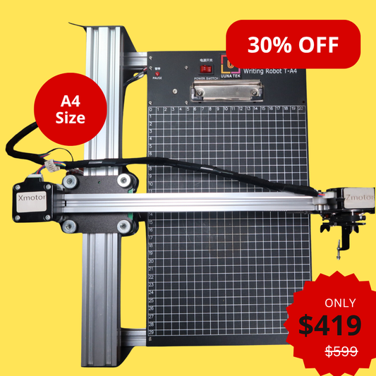 UUNA TEK® iDraw 2.0 - A4サイズの描画ロボット描画マシン、最高のエントリーレベルのペンプロッター