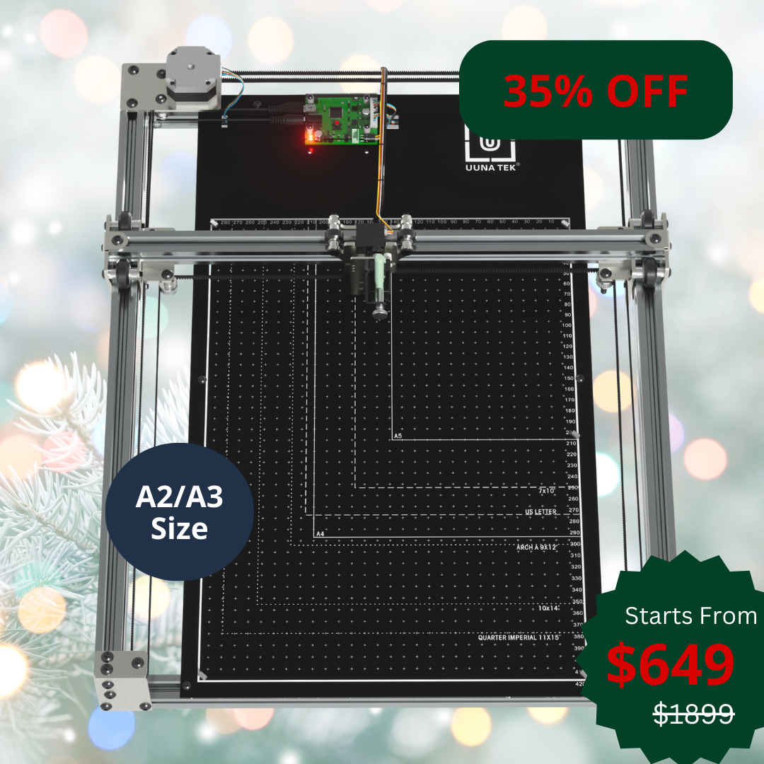 iDraw H SE A3/A2 CoreXY アーティスト向け描画ロボット – 堅牢な iDraw H ハードウェアと柔軟な Axidraw ソフトウェアを組み合わせます