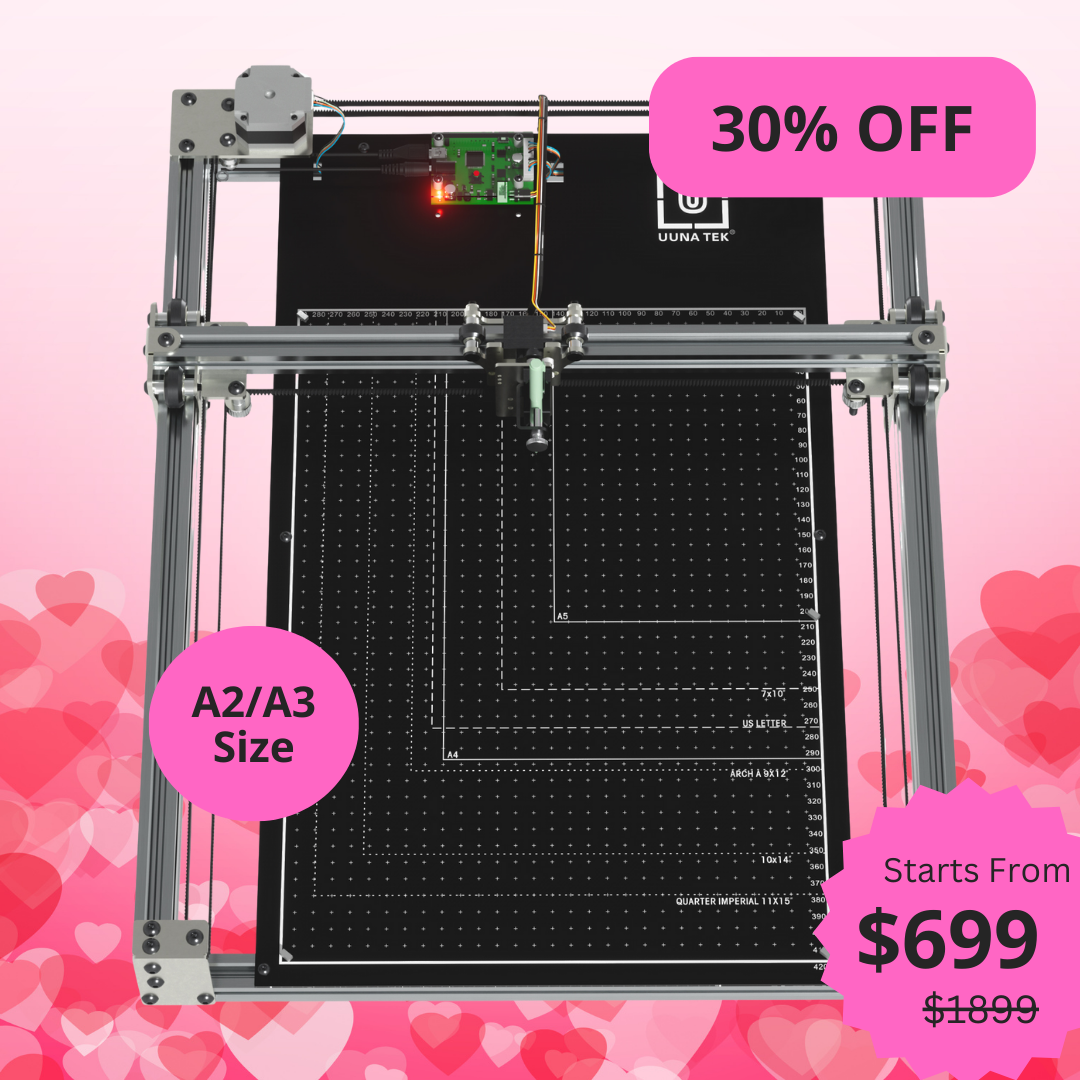 iDraw H SE A3/A2 CoreXY アーティスト向け描画ロボット – 堅牢な iDraw H ハードウェアと柔軟な Axidraw ソフトウェアを組み合わせます