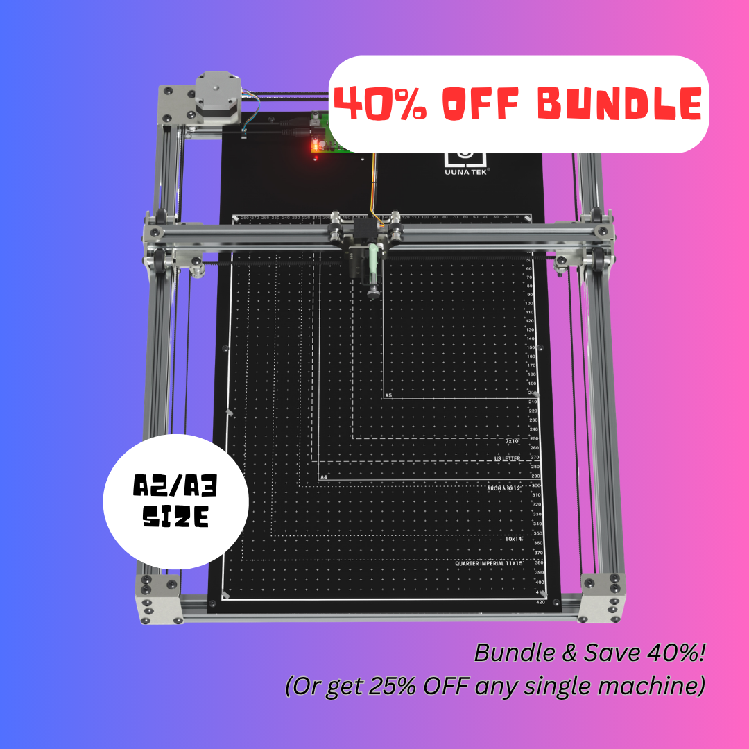 iDraw H SE A3/A2 CoreXY アーティスト向け描画ロボット – 堅牢な iDraw H ハードウェアと柔軟な Axidraw ソフトウェアを組み合わせます