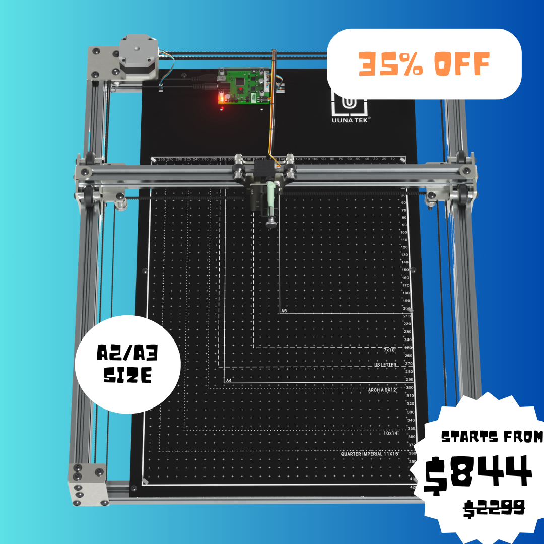 iDraw H SE A3/A2 CoreXY アーティスト向け描画ロボット – 堅牢な iDraw H ハードウェアと柔軟な Axidraw ソフトウェアを組み合わせます