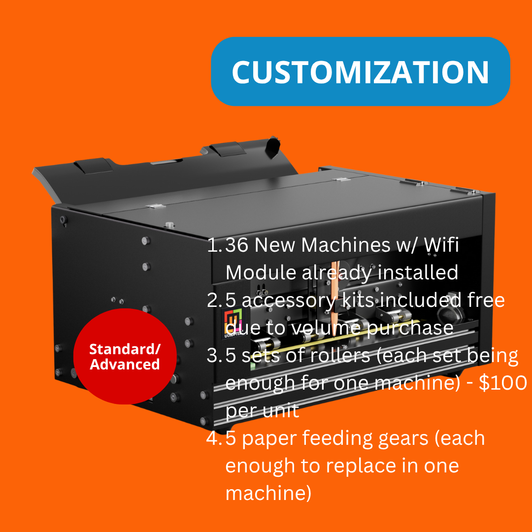 Customization Order for Yellowletter - UUNA TEK CO.,LIMITED