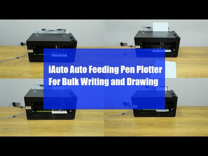 開封済み UUNA TEK® iAuto - フィーダー付き手書き機/自動署名機/手紙用手書き機/自動筆記機